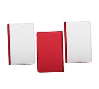 Beavorty 3pcs PU Leather Travel Document Organizer Passport Wallet Holder Durable Travel Wallet for Cards Ids and Cash Present for Birthdays and Anniversaries for Secure Storage