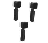 Beavorty 3pcs Silicone Facial Cleansing Brush Dual Head Face Scrubber Exfoliator for Blackhead Removal
