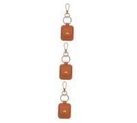 Beavorty 3pcs Small PU Coin Purse Keychain Durable Mini Wallet with Snap Closure Compact Change Pouch for Coins Keys and Cards Stylish Portable Storage Case Dark Brown