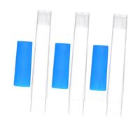Beavorty 3PCS Transparent Thermometer Storage Tubes with Convenient Access Protective Carrier Holders for Adult Body Temperature and Acupuncture Tools Multipurpose Portable Organizers