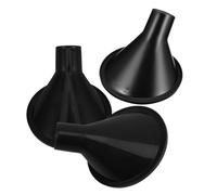Beavorty 3pcs Universal Watering Can Head Sprinkler Replacement Nozzles for Garden and Watering Can, Black Plastic Material with Precision Nozzle Design for Water Conservation