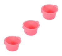 Beavorty 3pcs Wax Melt Burners Replacement Silicone Bowl Hair Removal Wax Warmer Professional Results Bowl