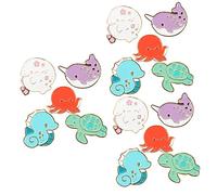 Beavorty 3sets Cartoon Animals Brooches Enamel Pin for Clothes Bags Accessories Pins Versatile Collar Sweater Clips Fun Decorative Badges for Daily Wear 5pcs*3