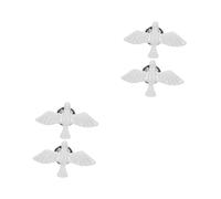 Beavorty 4 pcs Peace Dove Lapel Brooch Pins Religious Bird Enamel Pin for Holy Communion Baptism Accessories Symbolizing Peace and Harmony
