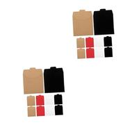 Beavorty 40 pcs Kraft Paper DVD Sleeves with Four Color Options for Easy Categorization Portable Cardboard Envelopes for CD DVD Storage and Travel DIY Labeling and Organization Holder
