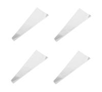 Beavorty 400 pcs Clear Flower Bouquet Sleeves Trapezoidal Plastic Wrapping Bags for Fresh Floral Arrangements Versatile Multi Rose Packaging Freshness Lock Portable for Wedding Birthday