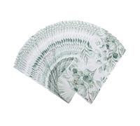 Beavorty 40pcs Disposable Eucalyptus Greenery Paper Napkins with Leaf Design Guest Hand Towels for Wedding Bridal Shower Birthday Spring and Summer Party Decor