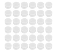 Beavorty 40Pcs White Plastic Nail Art Rotating Bearings 12X13/7Mm Mini Rotary Shaft Spinners for 3D Nail Design DIY Charms Accessories Universal Art Tool Rings