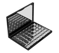 Beavorty 48pcs Empty Magnetic Makeup Palette for Eyeshadow Palette Metal Pan Tray Diy Handcraft Cosmetic Storage Box for Blush Powder Lipstick