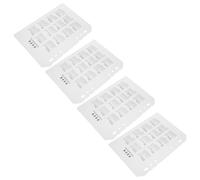 Beavorty 4pcs A5 Frosted Plastic Calendar Binder Dividers 2026 Planner Refills with Tabs for Date Organization and Office Supplies