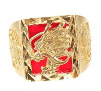 Beavorty 4pcs Adjustable Dragon Open Ring for Women Retro Chinese Style Jewelry Elegant Fashion Accessory for Festivals and Daily Wear