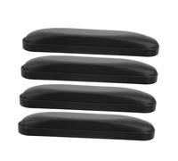 Beavorty 4pcs Armrest Cushions for Manual Wheelchairs Ergonomic Soft Sponge Padding with PU Surface Comfortable Forearm Replacement Pads for Travel and Everyday Use