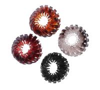 Beavorty 4pcs Bird Nest Hair Bun Clips Claw Clamps for Women Girls Expandable Design Reliable Grip Quick Application Styling Tool for Hair Types