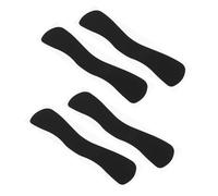 Beavorty 4Pcs Black Silicone Lash Extension Pads False Eyelash Holder Pads Eyelash Grafting Pillow for Extensions Makeup Forehead Shield for Salon and Home Use