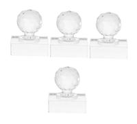 Beavorty 4pcs Blusher Press Stamp Tool for Eyeshadow and Highlighter Versatile Cosmetic Mold for Compacting Powdered Products Efficient Space Management for Daily Makeup Use