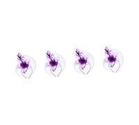 Beavorty 4pcs Bridal Fascinator Tea Party Headband Net Veil Design Elegant Mesh Hair Clip for Weddings Races and Special Occasions Lightweight Feathered Accessory