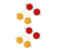 Beavorty 4pcs Cooling Eye Mask Sleep Mask Ice Compress for Eyes Blackout Blindfold for Deep Sleep