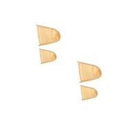 Beavorty 4pcs DIY Bamboo Weaving Dustpan Decorative Dustpan for Wall Miniature Toys DIY Painting Prop Fruit Basket Weaving Product