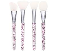 Beavorty 4pcs Facial Mask Brush Silicone Face Mask Brush Applicator Facial Mud Applicator Cosmetic Mud Mixing Tools for Applying or DIY Makeup Tool