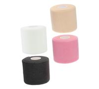 Beavorty 4pcs Flexible Sports Wrap Bandages Set Breathable Skin Protective Tapes for Athletic Use Shock Absorbent Foam Layer for Injury Recovery and Sports Activities