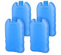 Beavorty 4pcs Ice Packs for Air Cooler Reusable Freezer Blocks Medium Cooler Bag Bricks Water Fillable Chillers Portable Evaporative Fan Accessories Blue PE Case Lunch Box Picnic Home