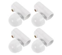 Beavorty 4pcs Infusion Stand Connector 22mm to 19mm Pole Adjuster Infusion Pole Buckle for Hospital Iv Height Adjustment Clinical Use