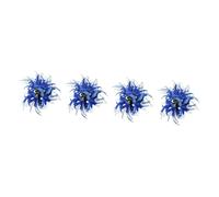 Beavorty 4pcs Large Flower Hair Clip for Thick Hair Vibrant Design for Parties and Everyday Use Lightweight and Easy to Operate for Updos and Styling
