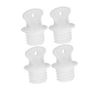 Beavorty 4pcs Leakproof Rubber Hot Water Bottle Stoppers Warm Water Bag Plugs Replacement Caps for Home Office Travel Use Easy to Clean and Secure Spill Prevention