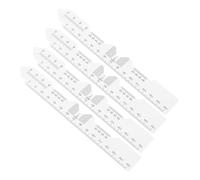 Beavorty 4pcs Optical Pd Ruler Accurate Eyeglasses Pupil Distance Measurement Device Multipurpose Ruler Robust Material Pupillometer