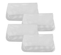 Beavorty 4pcs Plastic Mesh Pads for Bag Making, 18cm Small Grid Woven Wire Mesh Sheets, Plastic Canvas DIY Sewing Pads for Embroidery and Cross Stitch Crafts