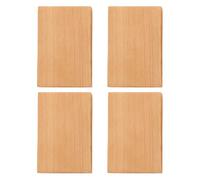 Beavorty 4pcs Rectangular Cedarwood Blocks for DIY Carving Woodcrafts, Unfinished Wood Block Materials for Handicraft Painting and Craft Projects