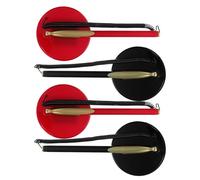 Beavorty 4pcs Signing Pen Set Desk Pen round Base Ensures Stability and Securely Attached to Base Elegant Design Plastic Material for Reception Desks and Weddings