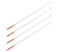 Beavorty 4pcs Telescoping Magnetic Pickup Tool Set with Extendable Metal Rod from 6.3 to 29 Inches, Pen Clip Design, Retractable Magnet Head for Effortless Nail and Bolt Retrieval in Car