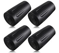 Beavorty 4pcs Trekking Pole Tips Replacement Walking Sticks Caps Protector Covers for Hiking Poles Non-Slip TPR Lightweight Ferrules Ends for Men and Women