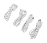 Beavorty 4pcs USB Charging Cable for Water Flosser Fast and Stable Power Supply Rapid Charging Cord Compatible with Portable Oral Irrigators Compact Design for Travel and Home Use