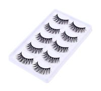 Beavorty 5 Pairs 3d Fake Eyelashes Super Fine Style Natural Look for Daily Life Parties
