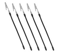 Beavorty 5 Pcs Flexible Gooseneck Soldering Iron Holder with Rotating Alligator Clips PCB Helping Hands Tool Mount for Electronics Welding and Circuit Board Repair