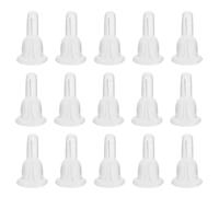 Beavorty 50pcs 100% Pure Silicone Earring Backs Soft Hypoallergenic for DIY Jewelry Making, Earring Safety Backs Suitable for Sensitive Skin and Craft Supplies