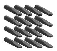 Beavorty 50pcs Metal Shoelace Tips Replacement Ends with Cord End Lock for DIY Shoelace Repair, Sturdy Black Metal Aglets Suitable for Runners and Cyclists at Home or Shopping Mall