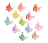 Beavorty 50pcs Mini Butterfly Hair Claw Clips for Assorted Gradient Colors Small Non-slip Hair Accessories for Styling and Daily Use for Women and Family