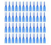 Beavorty 50pcs Mini Prison Toothbrushes with Soft Pbt Bristles Anti-disassembly Finger Toothbrush for Secure Oral Cleaning Compact Portable Travel and Institutional Hygiene Supplies