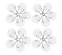 Beavorty 50pcs Self-Adhesive Photo Frame Hooks for Wall Hanging Easy to Use Silver Plate Hooks Made of Pp and Iron for Home Wall Hanging of Photos