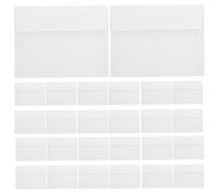 Beavorty 50pcs Self Seal Invitation Envelopes Western Flap Envelopes A2 Size Paper with Double Adhesive Layers Elegant Design Plain White Finish Compatible with Most Stationery and Cards