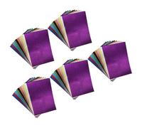 Beavorty 50pcs Sparkly Paper Craft Paper A4 Glitter with Vibrancy and Resist Fading Unique Design for Crafting Flowers and Family Gatherings Random Color