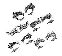 Beavorty 5pairs Hooded Eyes Eyeliner Stickers Temporary Tattoo Eye Makeup Non Smudge Face Decals Random Style