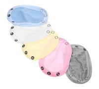 Beavorty 5pcs Cotton Jumpsuits Extenders for Comfortable Fit Soft Bodysuit Snap Extenders Double Design for Warmth Breathability for Daily Use Growing Toddlers