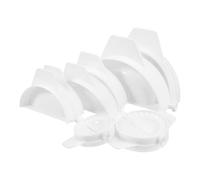 Beavorty 5pcs Dumpling Maker Set Plastic Manual Dough Press Wonton Empanada Wrapper Mold Kitchen Tool for Home Cooking and Pasta Preparation