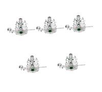 Beavorty 5sets Chinese Hair Sticks Pins Hanfu Hair Accessories Men's Classic Hairpin Crown for Hanfu Enthusiasts