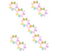 Beavorty 5sets Rabbit Claw Clips for Girls Boys and Girls Hair Clips Mini Hair Clamps Resin Material 20pcs*5