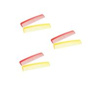 Beavorty 6 pcs Halloween Giant Wide Tooth Comb Red Yellow Large Hair Brush Props for Group Performances Carnival Party Costume Accessory Prank Comedy